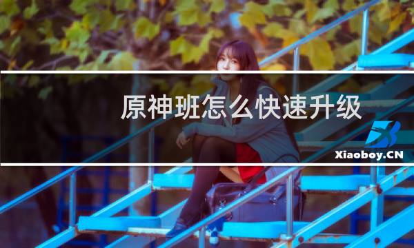 原神班怎么快速升级