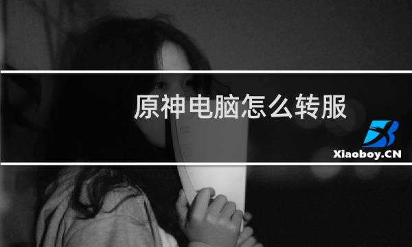 原神电脑怎么转服