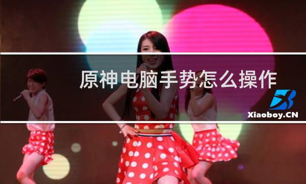 原神电脑手势怎么操作
