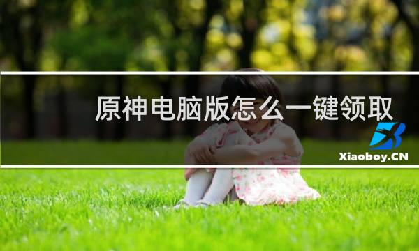 原神电脑版怎么一键领取