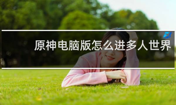 原神电脑版怎么进多人世界