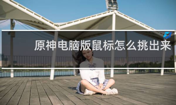 原神电脑版鼠标怎么挑出来