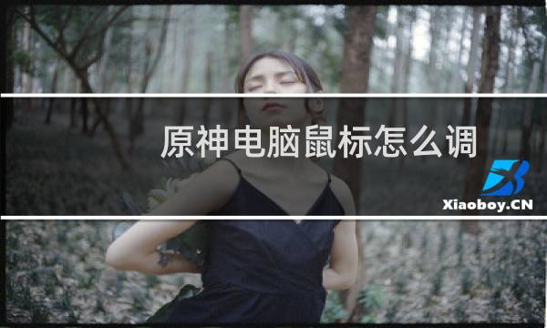 原神电脑鼠标怎么调