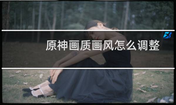 原神画质画风怎么调整