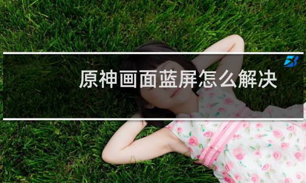 原神画面蓝屏怎么解决