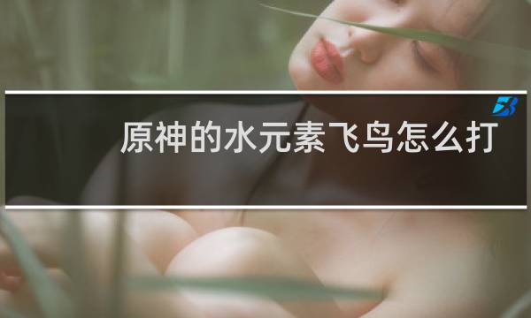 原神的水元素飞鸟怎么打