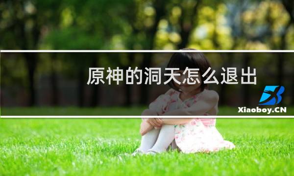 原神的洞天怎么退出