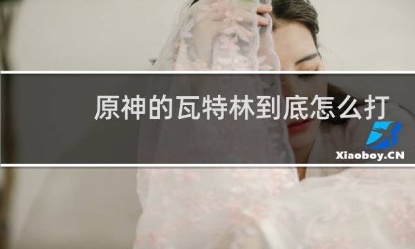 原神的瓦特林到底怎么打