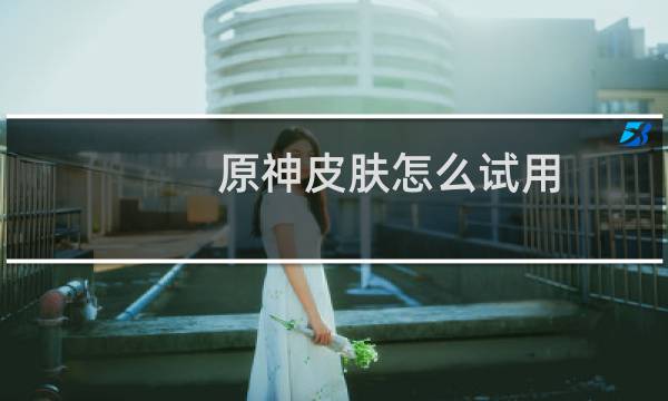 原神皮肤怎么试用