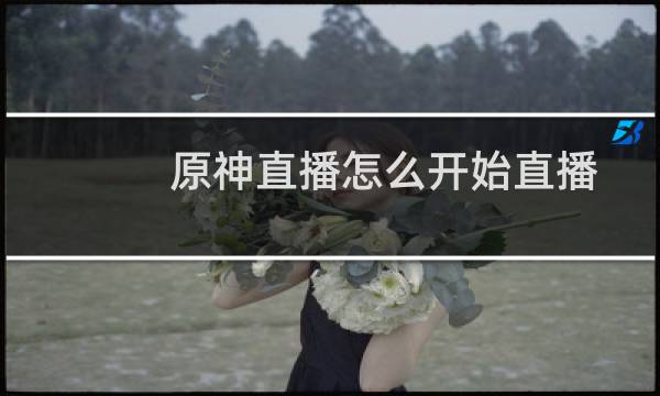 原神直播怎么开始直播