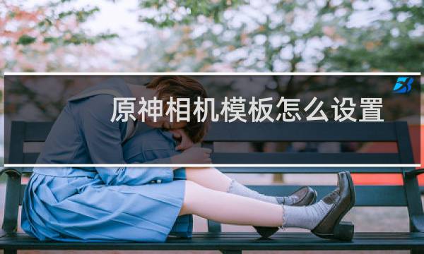 原神相机模板怎么设置