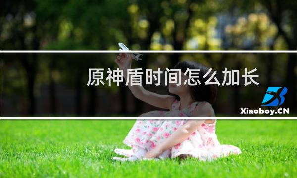 原神盾时间怎么加长