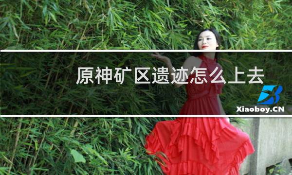 原神矿区遗迹怎么上去