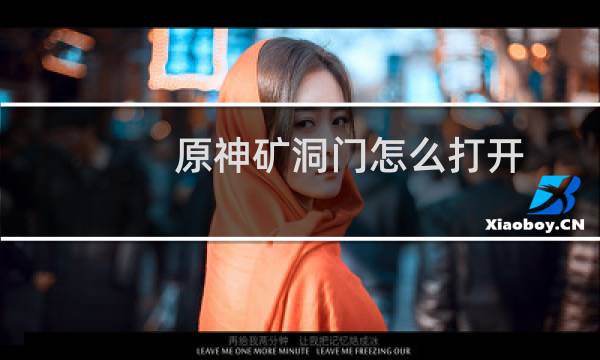 原神矿洞门怎么打开