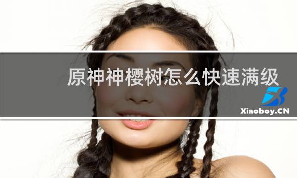 原神神樱树怎么快速满级