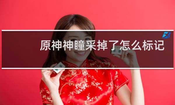 原神神瞳采掉了怎么标记