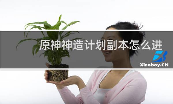 原神神造计划副本怎么进