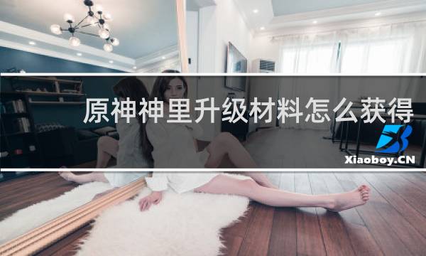 原神神里升级材料怎么获得