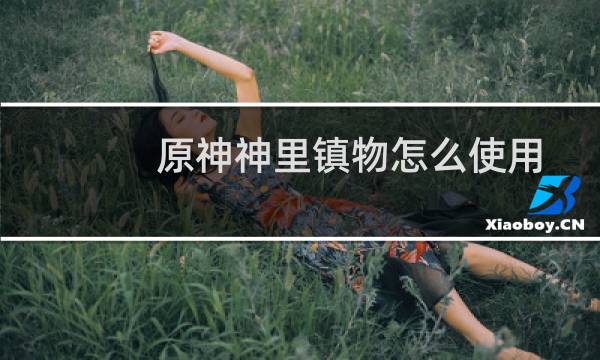原神神里镇物怎么使用