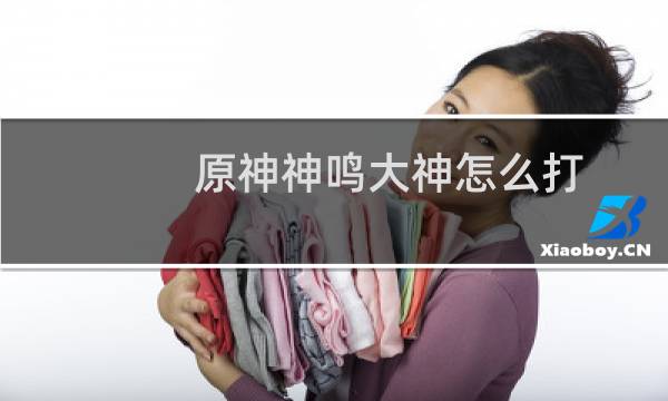 原神神鸣大神怎么打