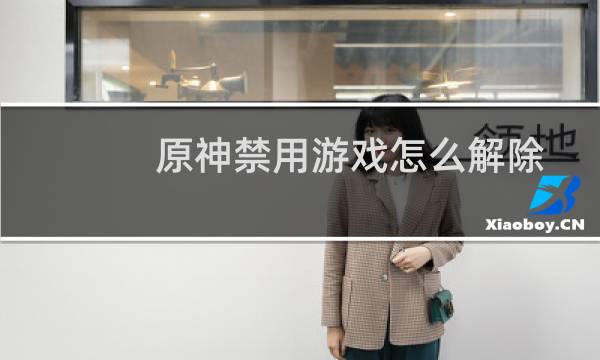 原神禁用游戏怎么解除