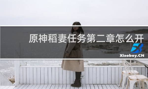 原神稻妻任务第二章怎么开