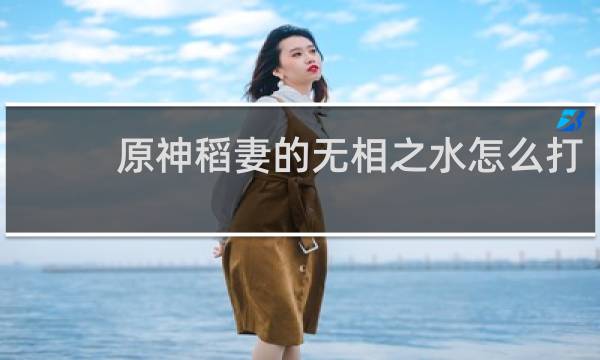 原神稻妻的无相之水怎么打