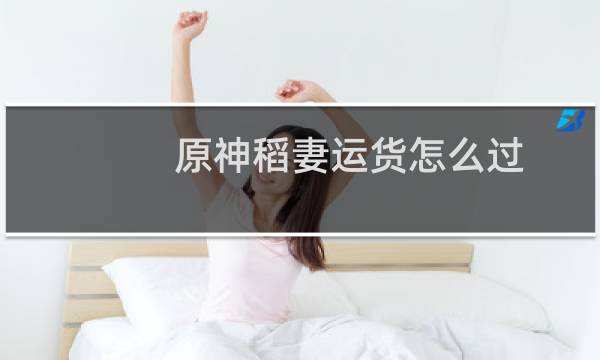 原神稻妻运货怎么过