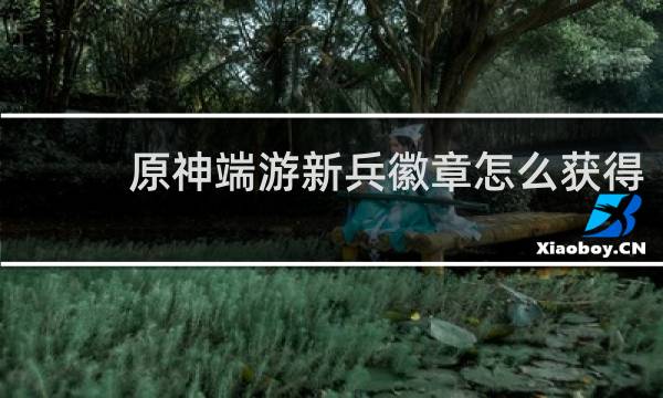 原神端游新兵徽章怎么获得