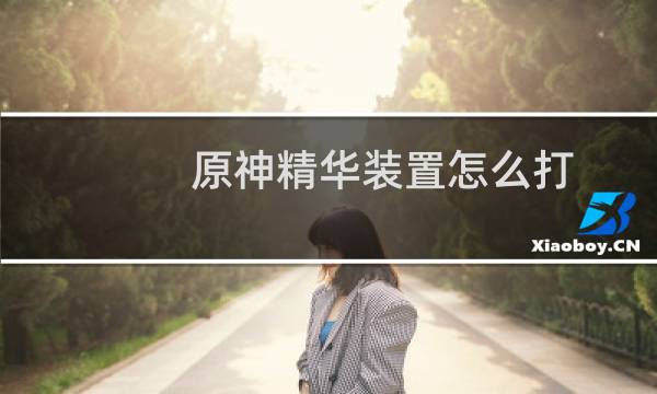原神精华装置怎么打
