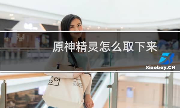 原神精灵怎么取下来
