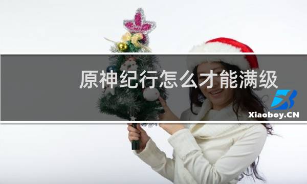 原神纪行怎么才能满级