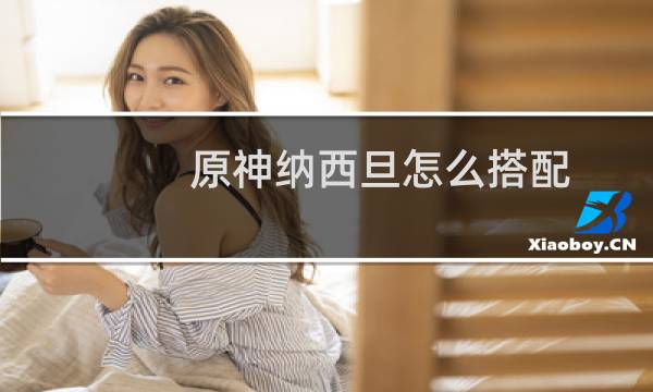 原神纳西旦怎么搭配