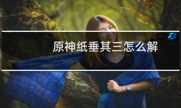 原神纸垂其三怎么解