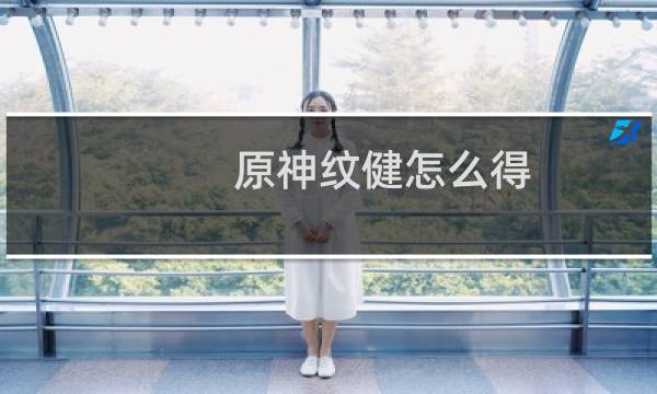 原神纹健怎么得