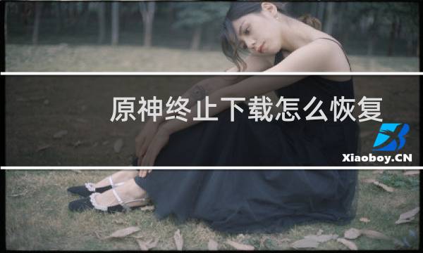 原神终止下载怎么恢复