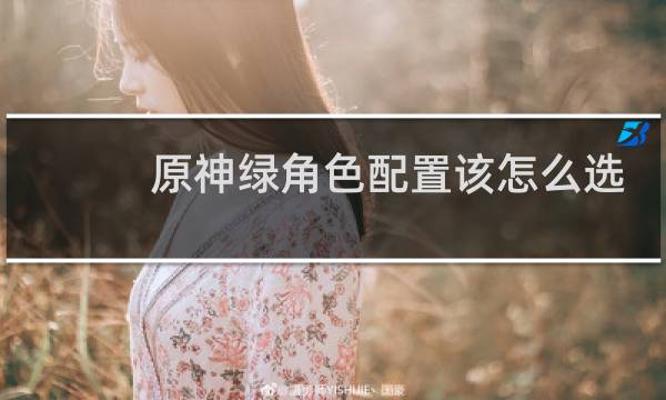 原神绿角色配置该怎么选