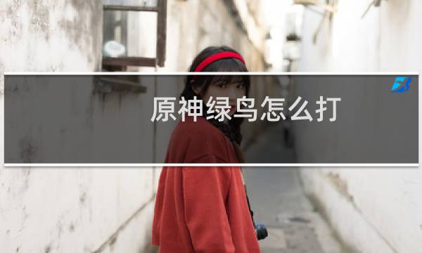 原神绿鸟怎么打