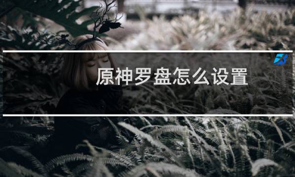原神罗盘怎么设置