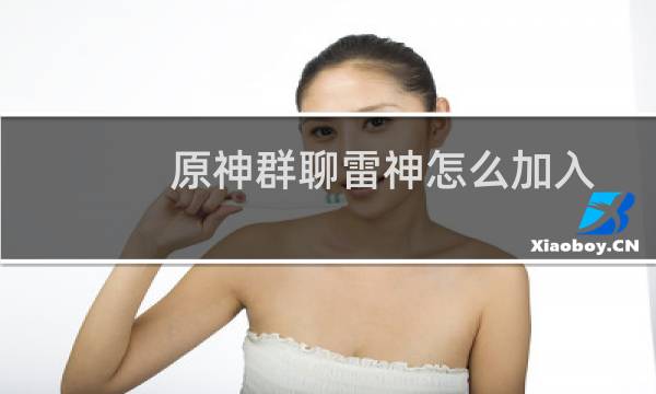 原神群聊雷神怎么加入