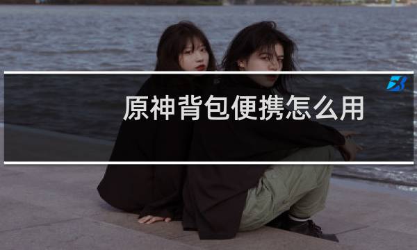 原神背包便携怎么用