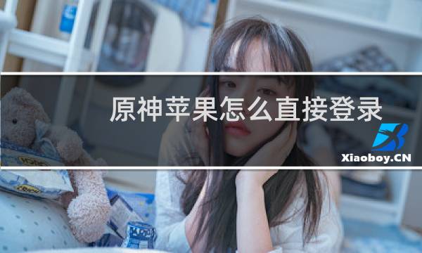 原神苹果怎么直接登录