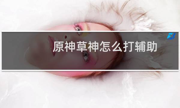 原神草神怎么打辅助