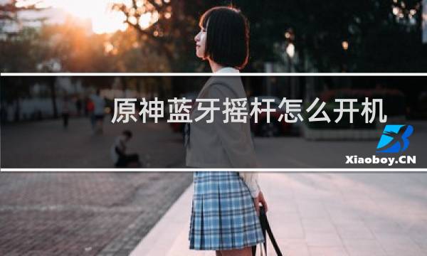 原神蓝牙摇杆怎么开机