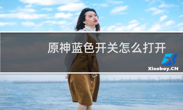 原神蓝色开关怎么打开