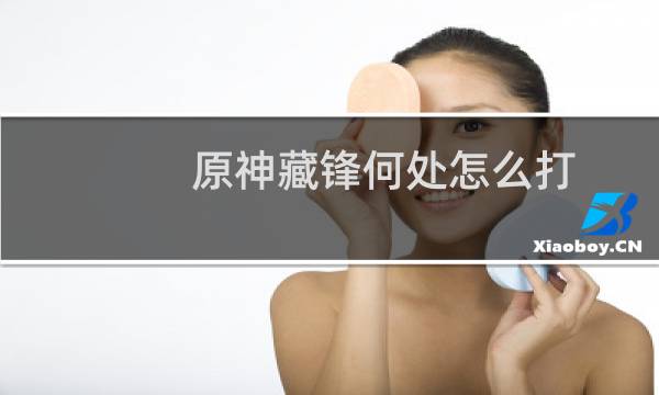 原神藏锋何处怎么打