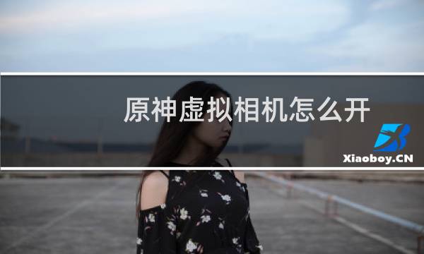 原神虚拟相机怎么开