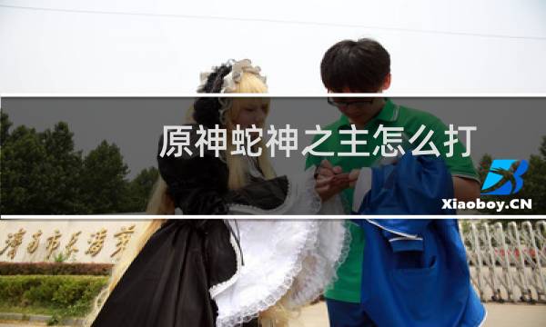 原神蛇神之主怎么打