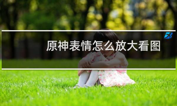 原神表情怎么放大看图