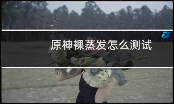 原神裸蒸发怎么测试